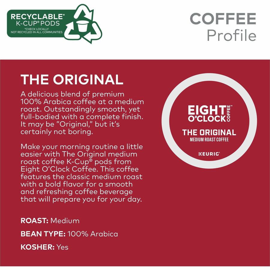 Eight O'Clock&reg; K-Cup Original Coffee