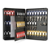 CARL Combination Key Cabinet, Black, Combination Lock, Pre-drilled Mounting Holes, Holds 80 Keys, Includes Hardware, 1 Each