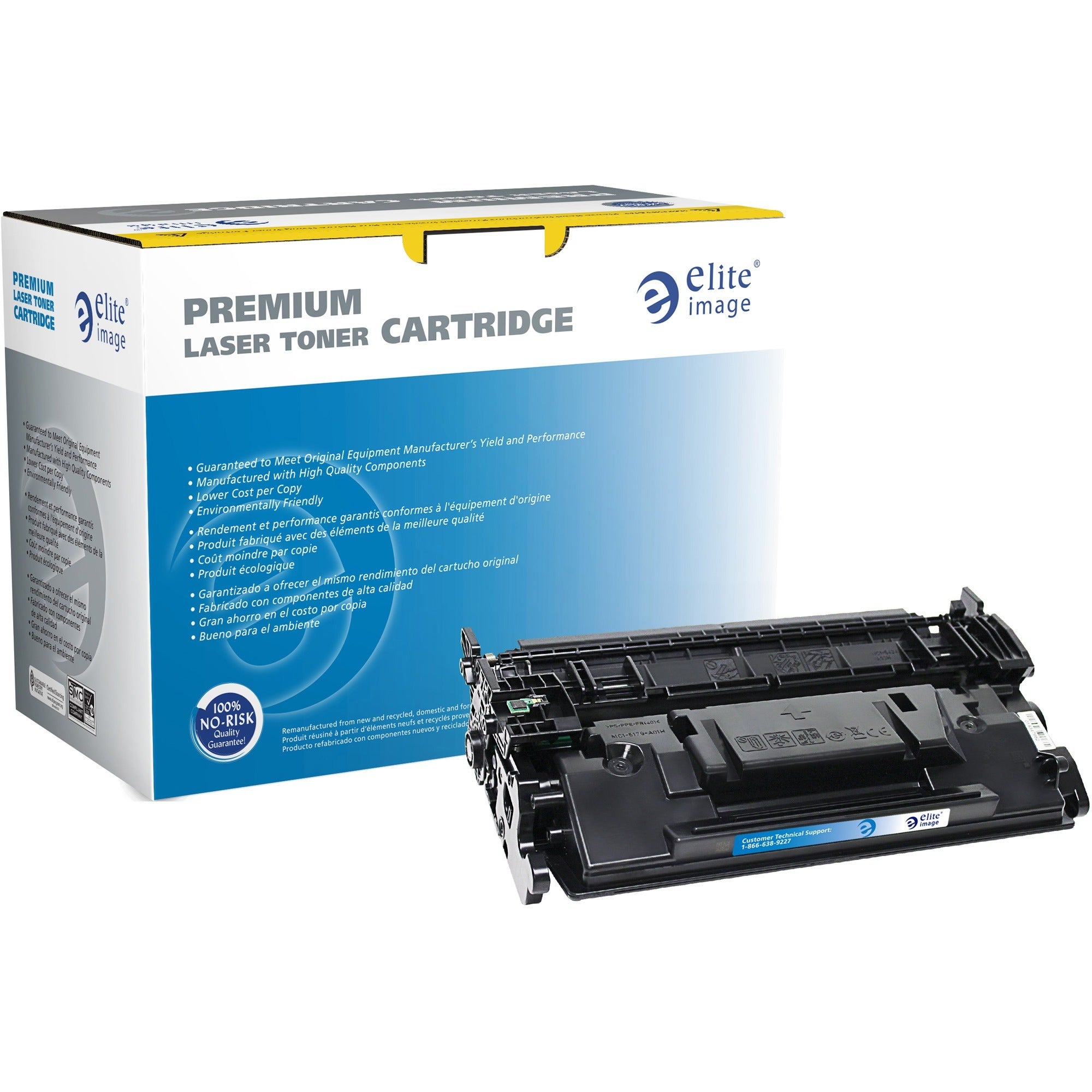 Elite Image Remanufactured High Yield Laser Toner Cartridge 58X - Black - 1 Each