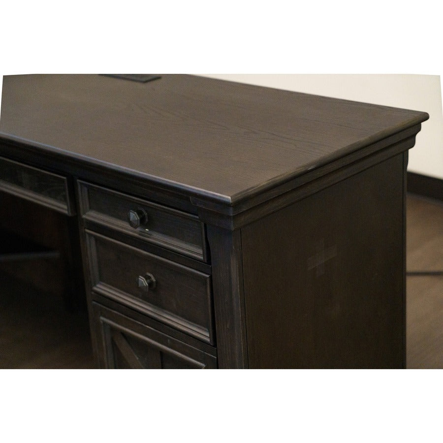 Martin Kingston Desk with Pedestal Box 1 of 2