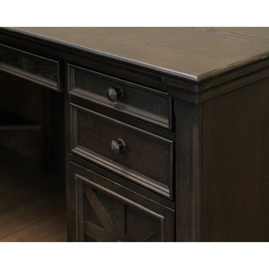 Martin Kingston Desk with Pedestal Box 1 of 2