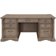 76" Height x 36" Width x 14" Depth - Total Drawer(s): 5 - Double Pedestal - 1 Each