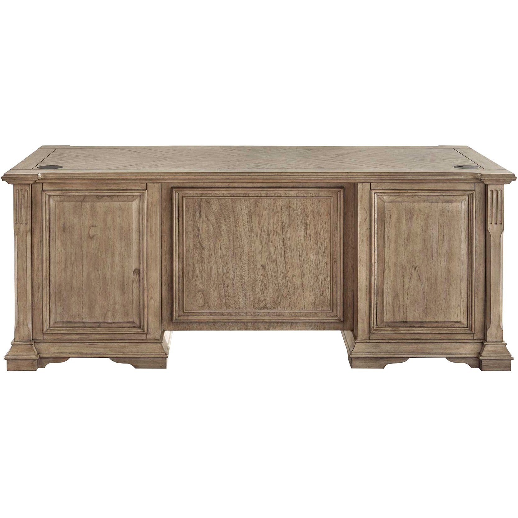76" Height x 36" Width x 14" Depth - Total Drawer(s): 5 - Double Pedestal - 1 Each