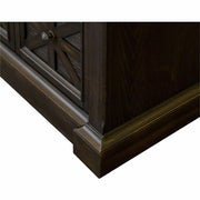 Martin Kingston Office Desking Unit - 30" Height x 36" Width x 21" Depth - Total Drawer(s): 2 - Material: Wood - Finish: Dark Chocolate, Rub Through - 1 Each