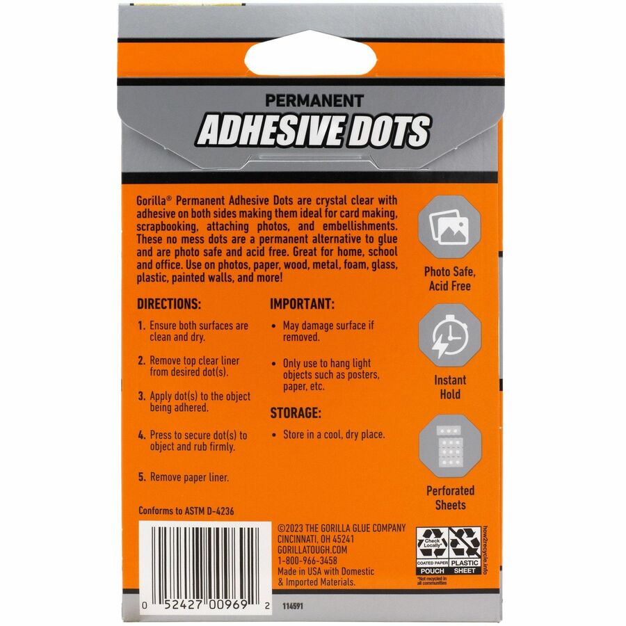 Gorilla Adhesive Dots
