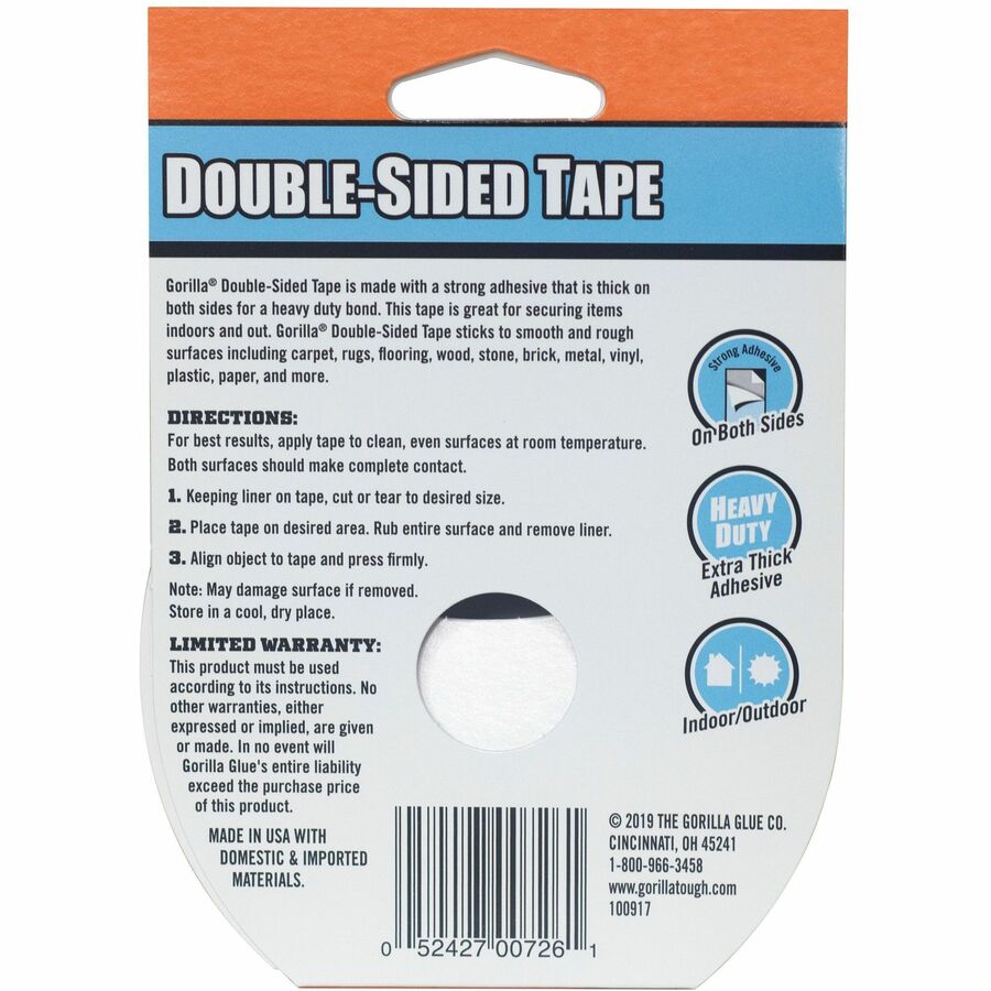 24 ft Length x 1.40" Width - Gray - 1 Roll