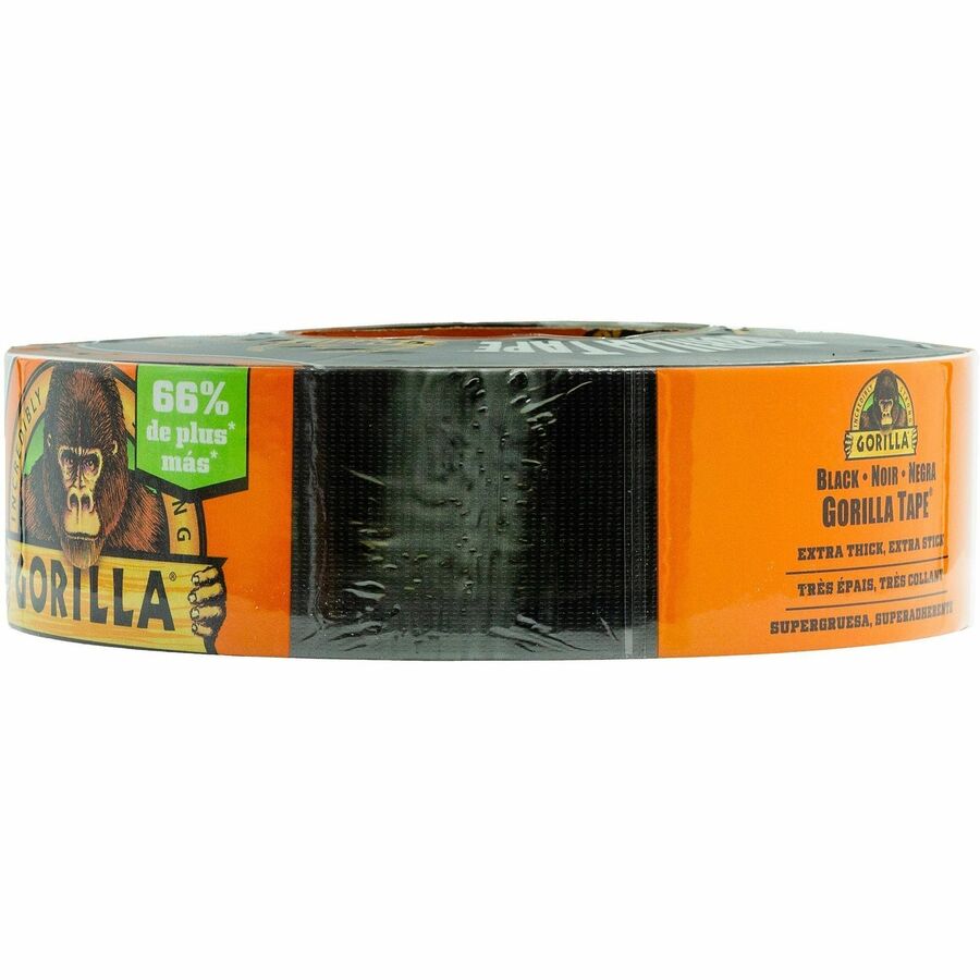 Gorilla Tape - 50 yd Length x 1.88" Width - Black - 1 Roll