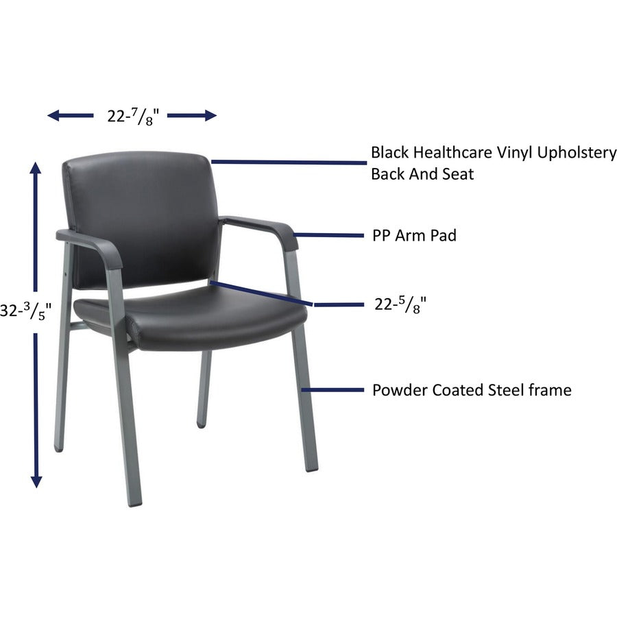 Lorell Healthcare Upholstery Guest Chair