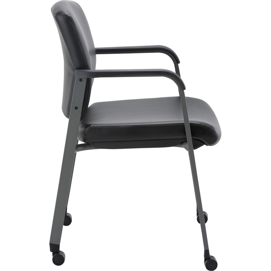 Lorell Healthcare Upholstery Guest Chair with Casters