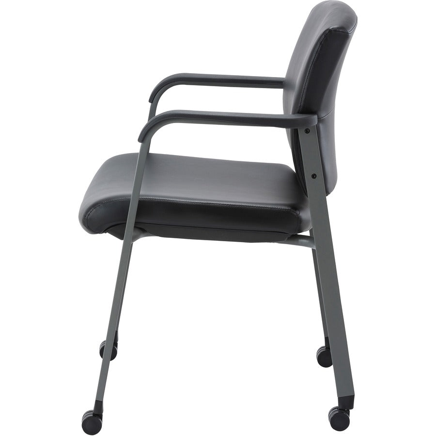 Lorell Healthcare Upholstery Guest Chair with Casters
