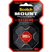 5 ft Length x 1" Width - Black - 1 Roll