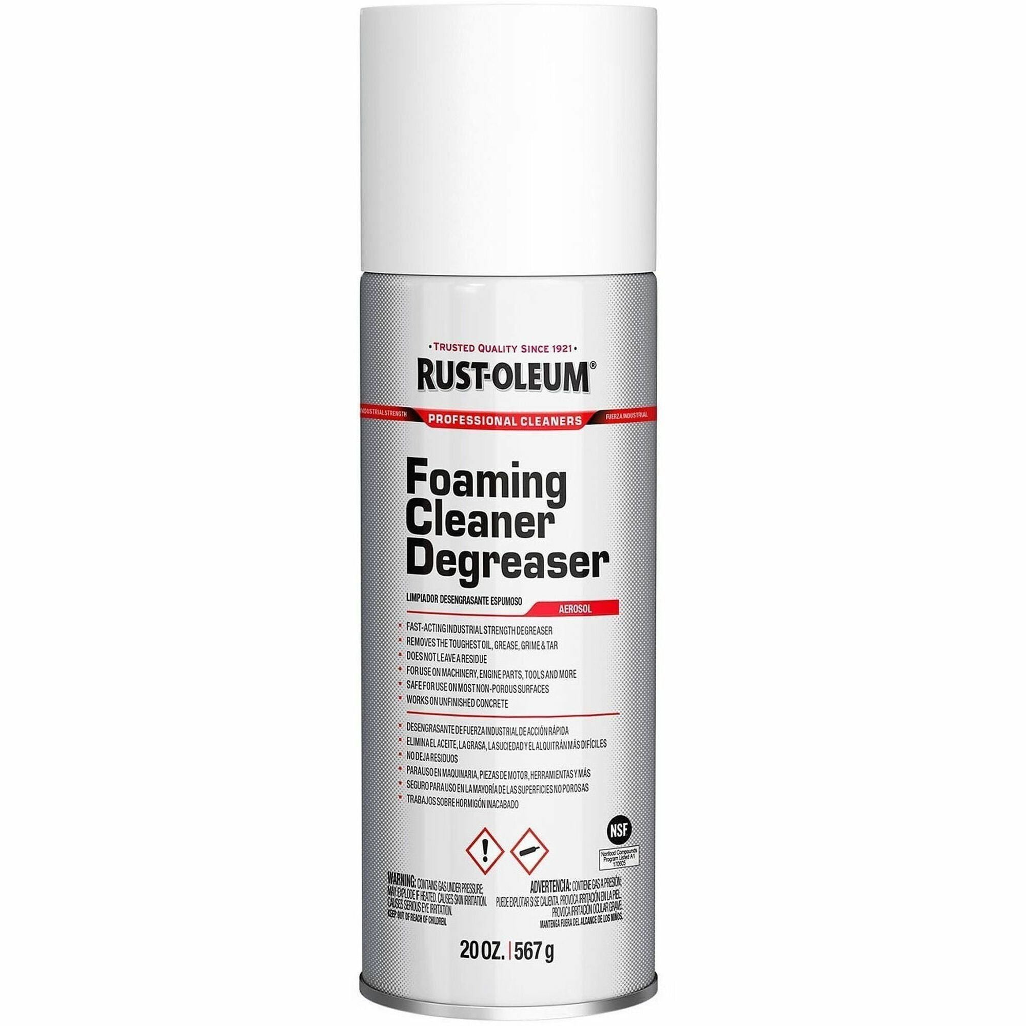 Krud Kutter Pro Cleaner Degreaser Concentrate, Heavy Duty, Chemical-free, Residue-free, Clear, 20 oz (1.25 lb), Foam Spray, 1 Each
