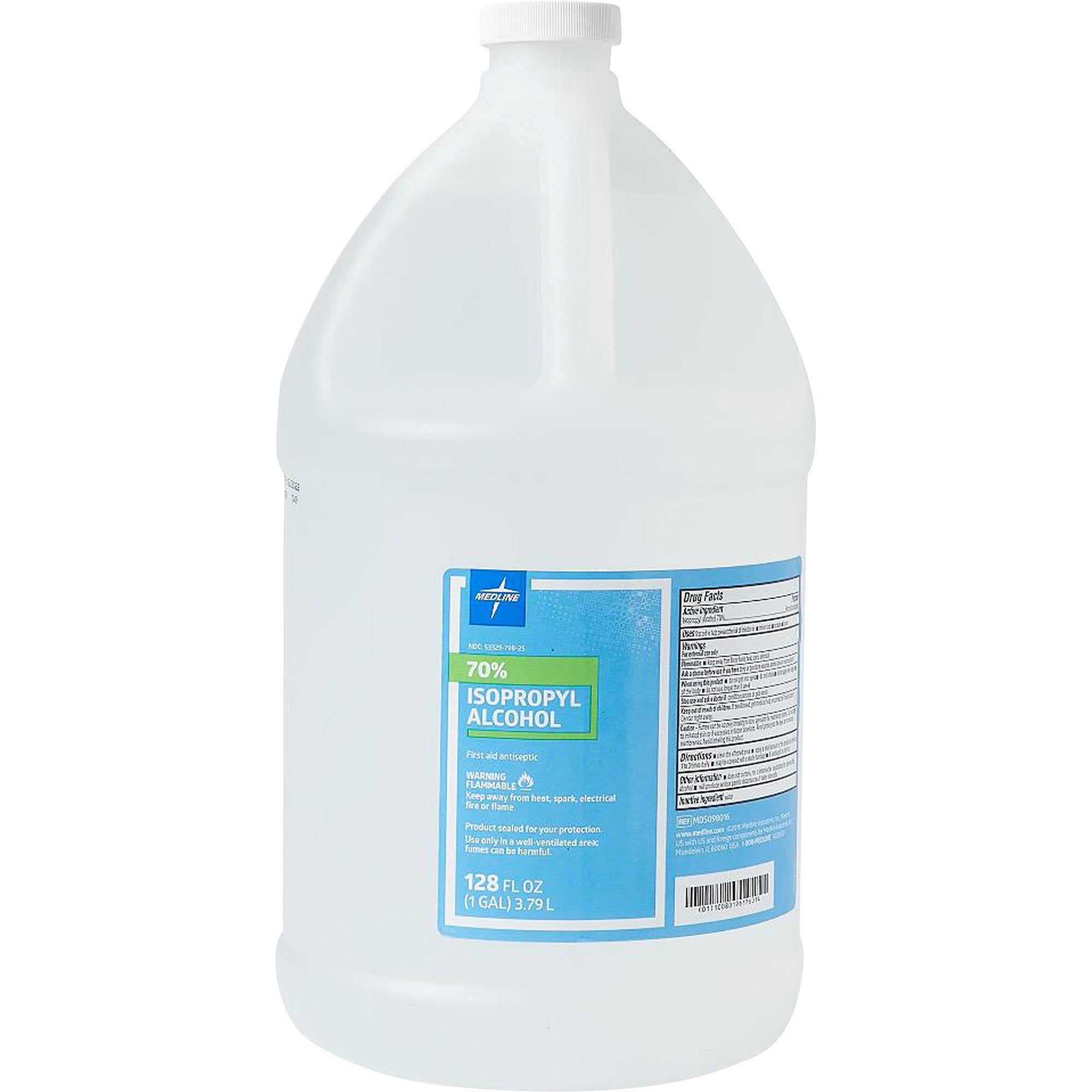 Medline Isopropyl Rubbing Alcohol, 70% Isopropyl, 1 Gallon, 1 Each