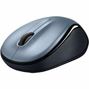 Logitech M325S Wireless Mouse, Optical, 2.4 GHz RF, USB, 1000 dpi, Tilt Wheel, 5 Buttons, 3 Programmable, Small Symmetrical Design, Silver, 1 Each