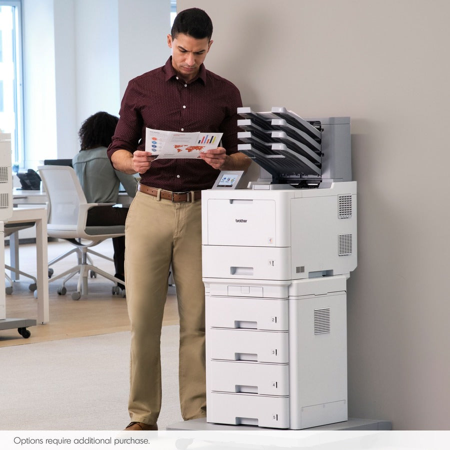 Brother Workhorse HLL9470CDN Desktop Wireless Laser Printer - Color