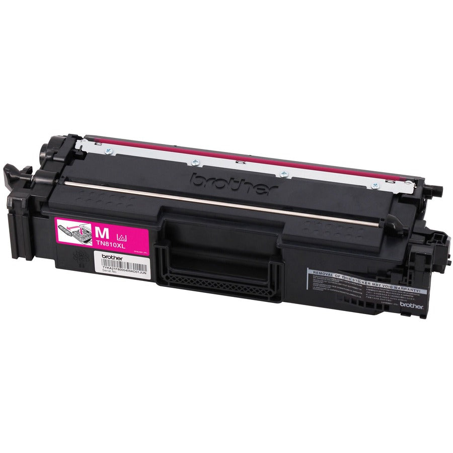 Brother TN810XLM Original High Yield Laser Toner Cartridge - Magenta - 1 Each