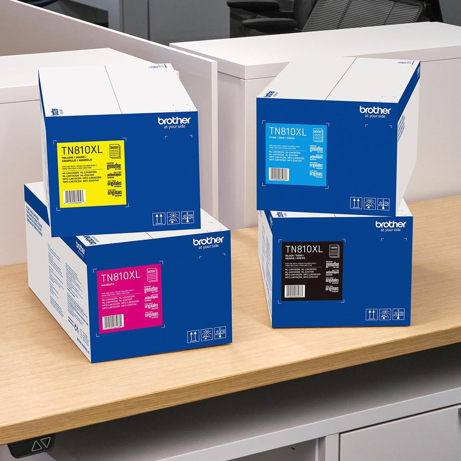 Brother TN810XLM Original High Yield Laser Toner Cartridge - Magenta - 1 Each