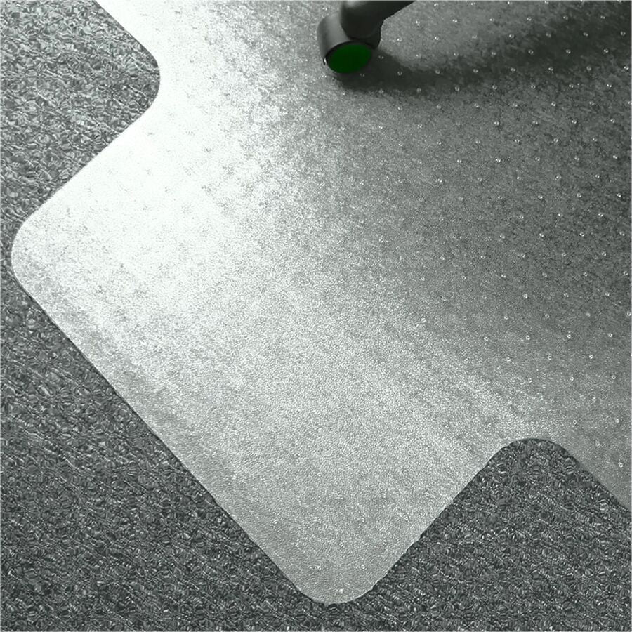 Floortex Cleartex AdvantagematPlus&reg; APET Lipped for Low/Standard Pile Carpets - 45" x 53"
