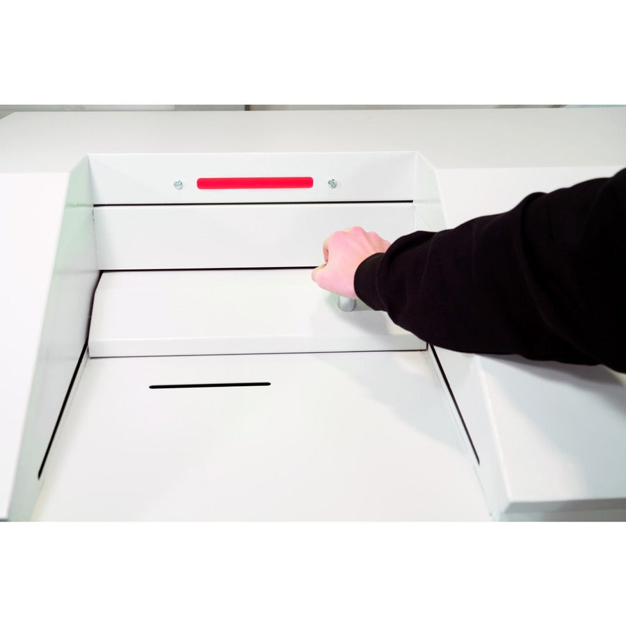 HSM StoreEx HDS 230 Media Shredder, Continuous, White, Shreds 3.5" Floppy Disks, Hard Drives, Credit Cards, CDs, DVDs, USB Sticks, 1 Each