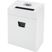 HSM Pure 320 Cross Cut Shredder, 9-Sheet Capacity, Shreds Staples, Paper, Paper Clips, White, 1 Each