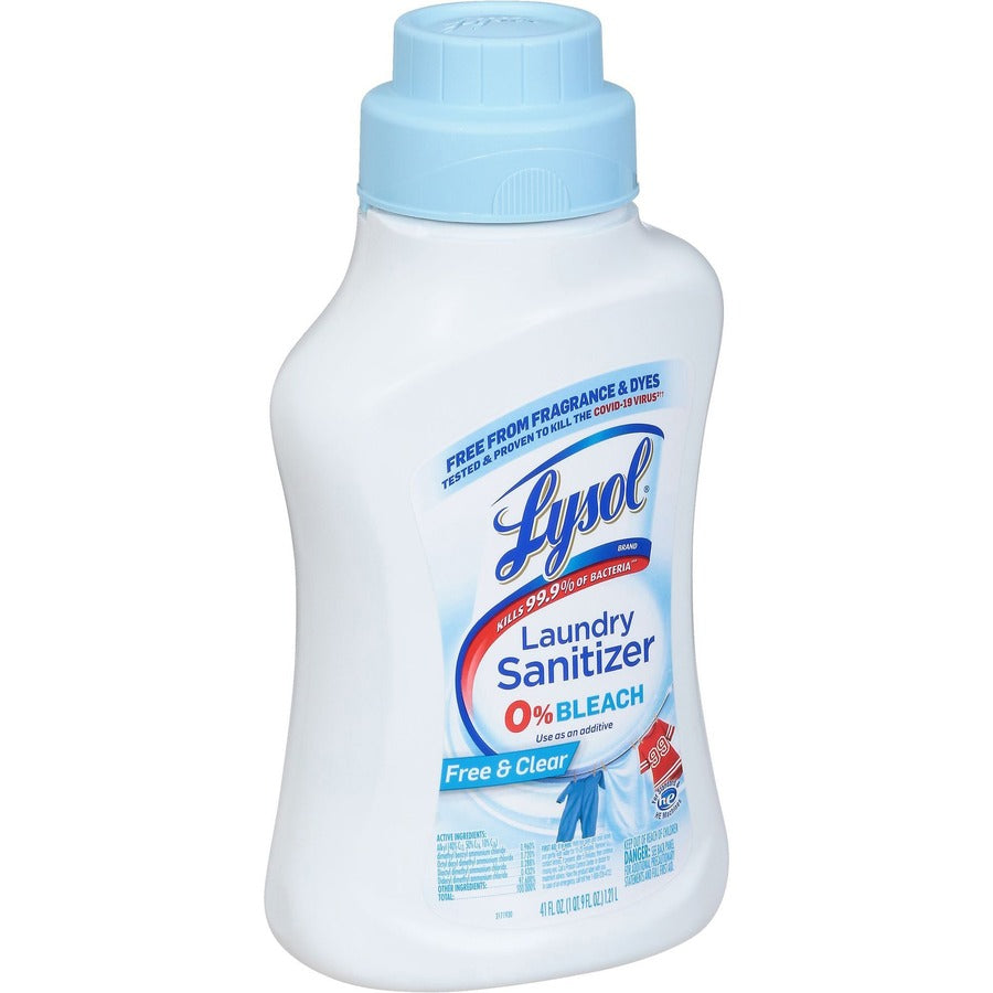 Lysol Linen Laundry Sanitizer, Free & Clear, 41 fl oz, Fragrance-Free, Dye-Free, Chlorine-Free, Linen Scent, 1 Each