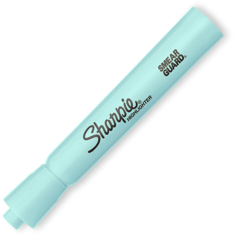 Sharpie SmearGuard Tank Style Highlighters, Assorted Ink, Wide Chisel & Narrow Marker Point, 6 Pack