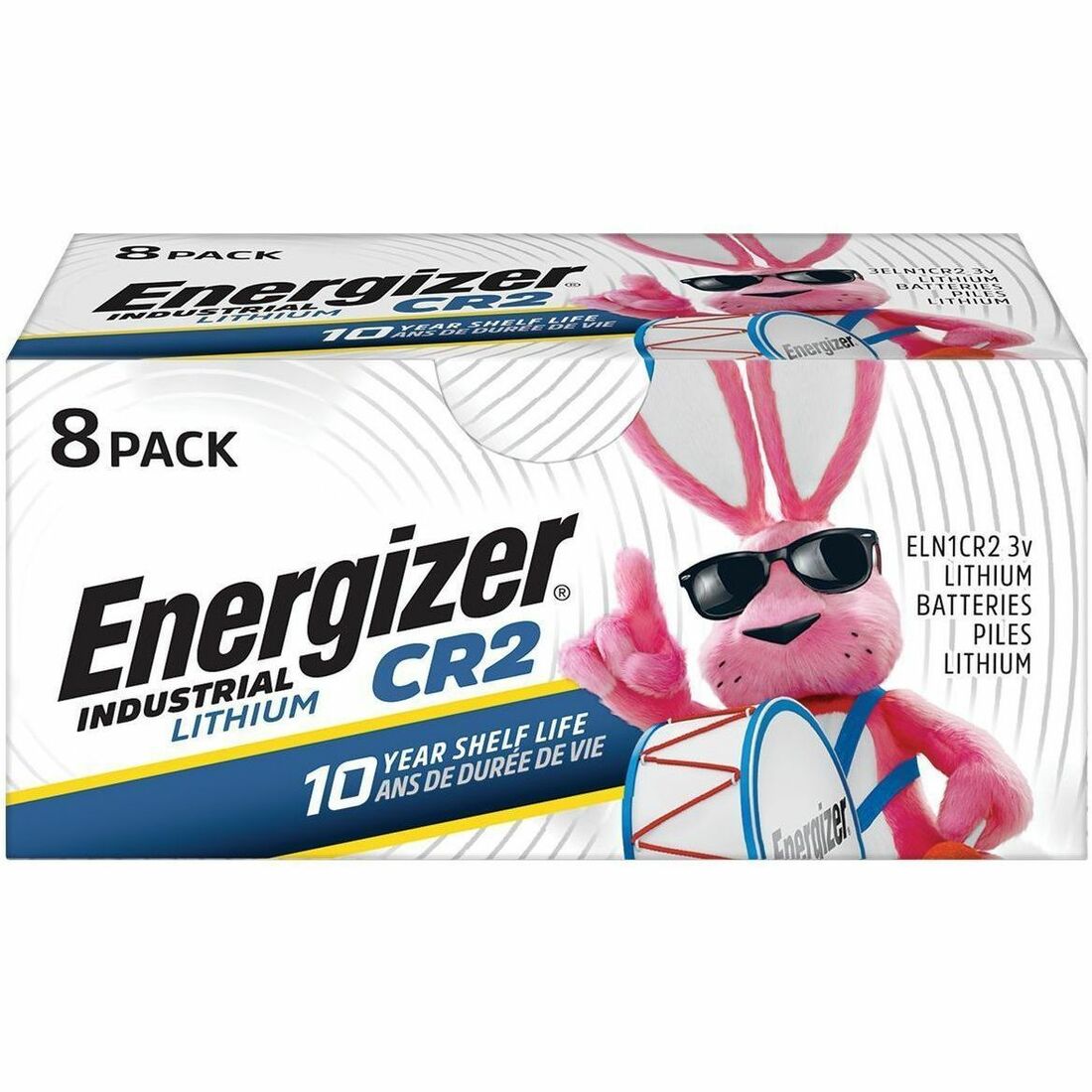Energizer Industrial CR2 Lithium Batteries, 8 Pack