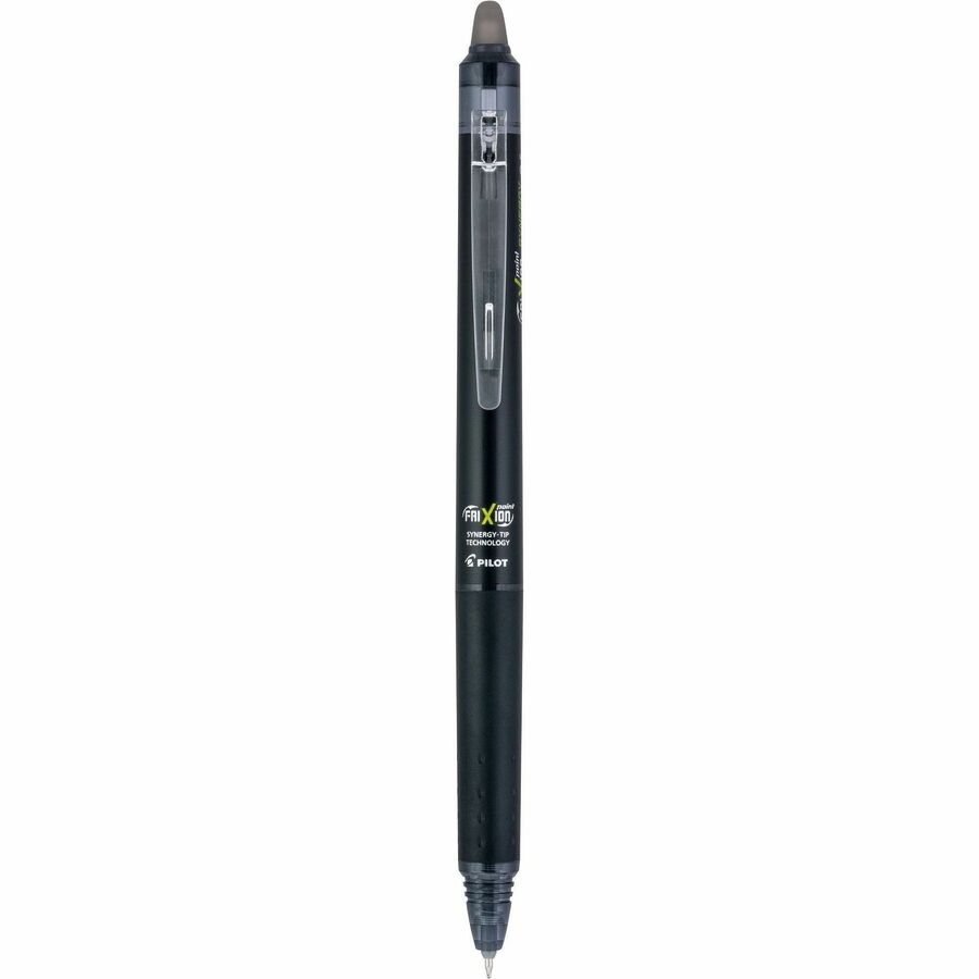 FriXion Erasable Gel Pens, 0.5 mm Extra Fine, Retractable, Black Ink, 1 Dozen