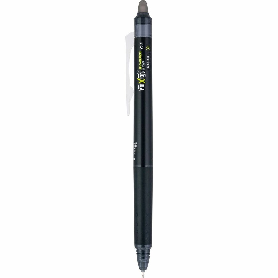 FriXion Erasable Gel Pens, 0.5 mm Extra Fine, Retractable, Black Ink, 1 Dozen