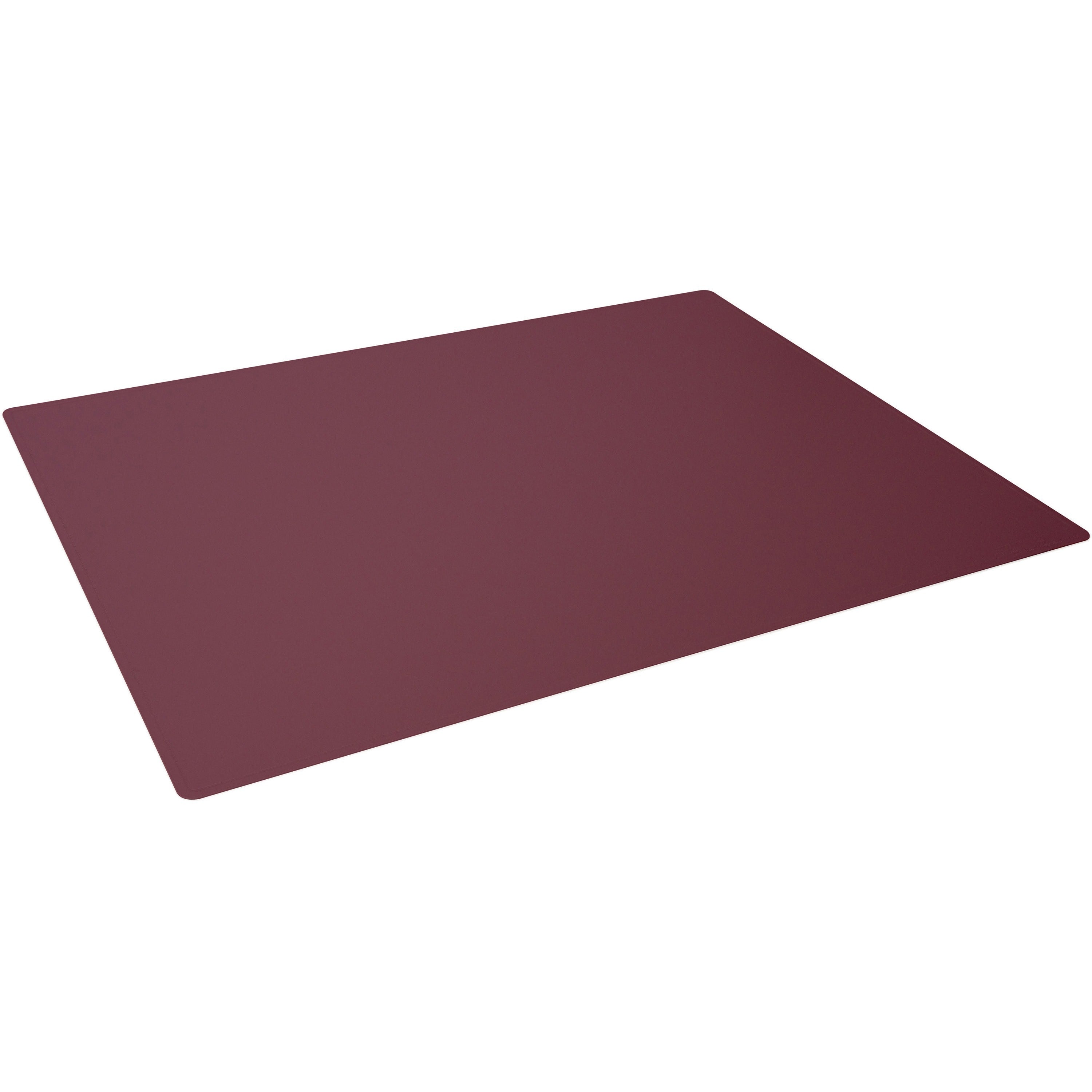 DURABLE Desk Mat 650x500 mm, Contoured Edges, Rectangular, Polypropylene, Red, 1 Each