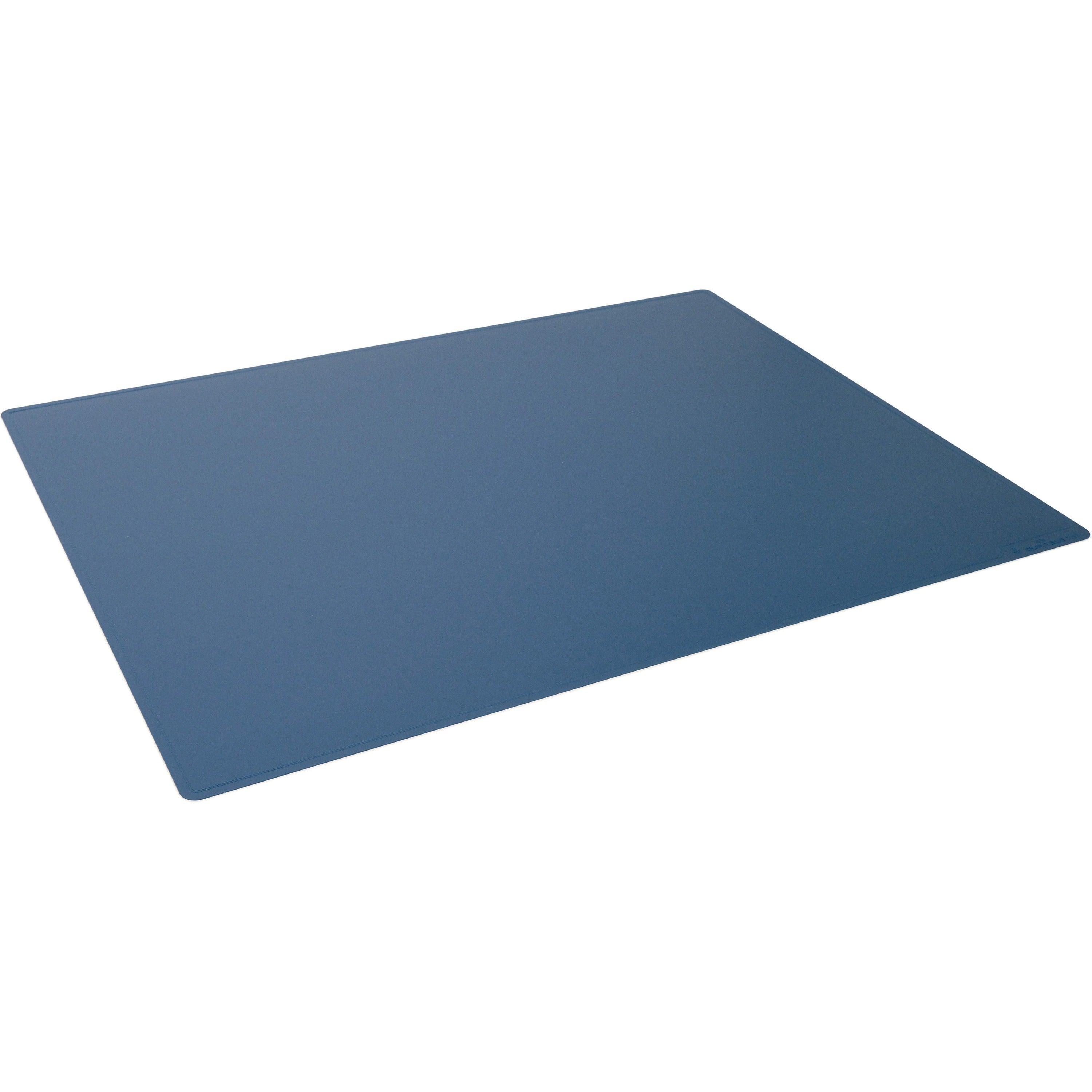 DURABLE Desk Mat, 650x500 mm, Contoured Edges, Polypropylene, Navy Blue, Rectangular, 1 Each