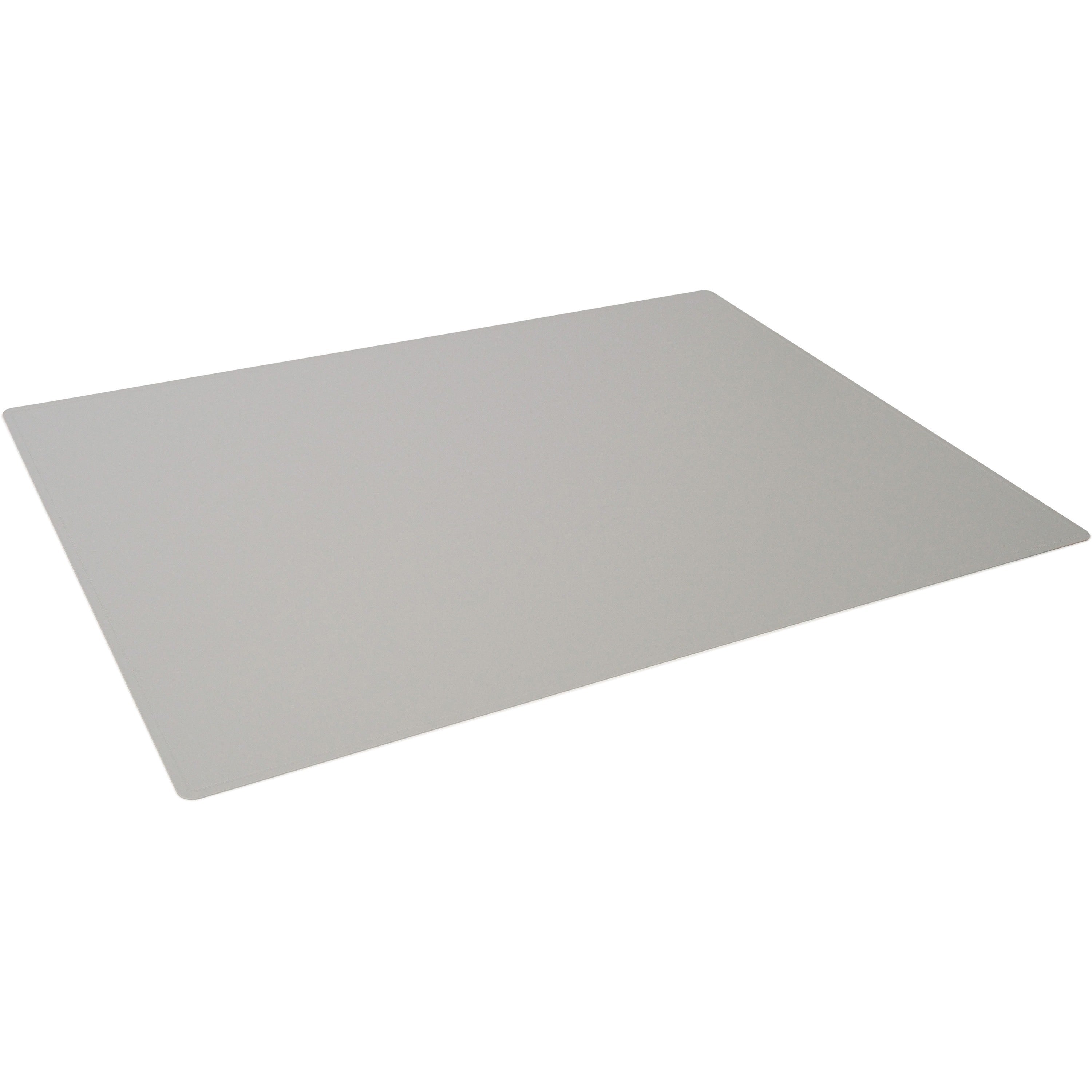 DURABLE Desk Mat, 650x500 mm, Contoured Edges, Rectangular, Polypropylene, Gray, 1 Each