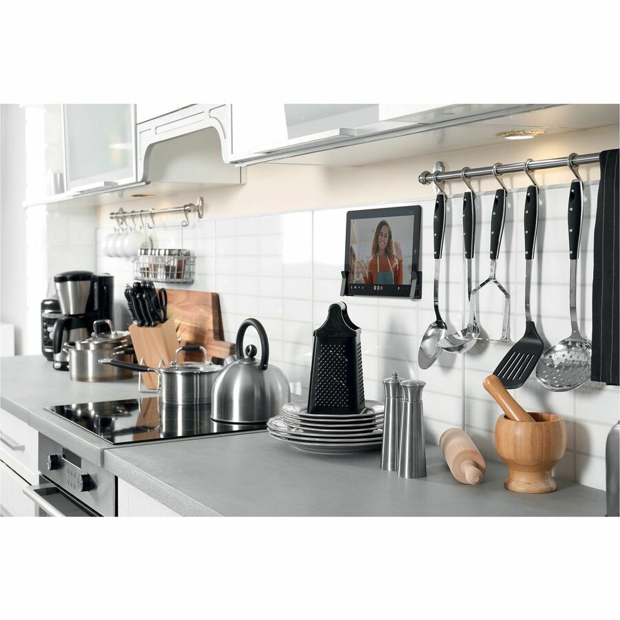 DURABLE VISIOCLIP Wall Mount for Tablet, Smartphone - Charcoal Gray