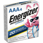 Energizer Industrial AAA Lithium Battery, 4-Pack