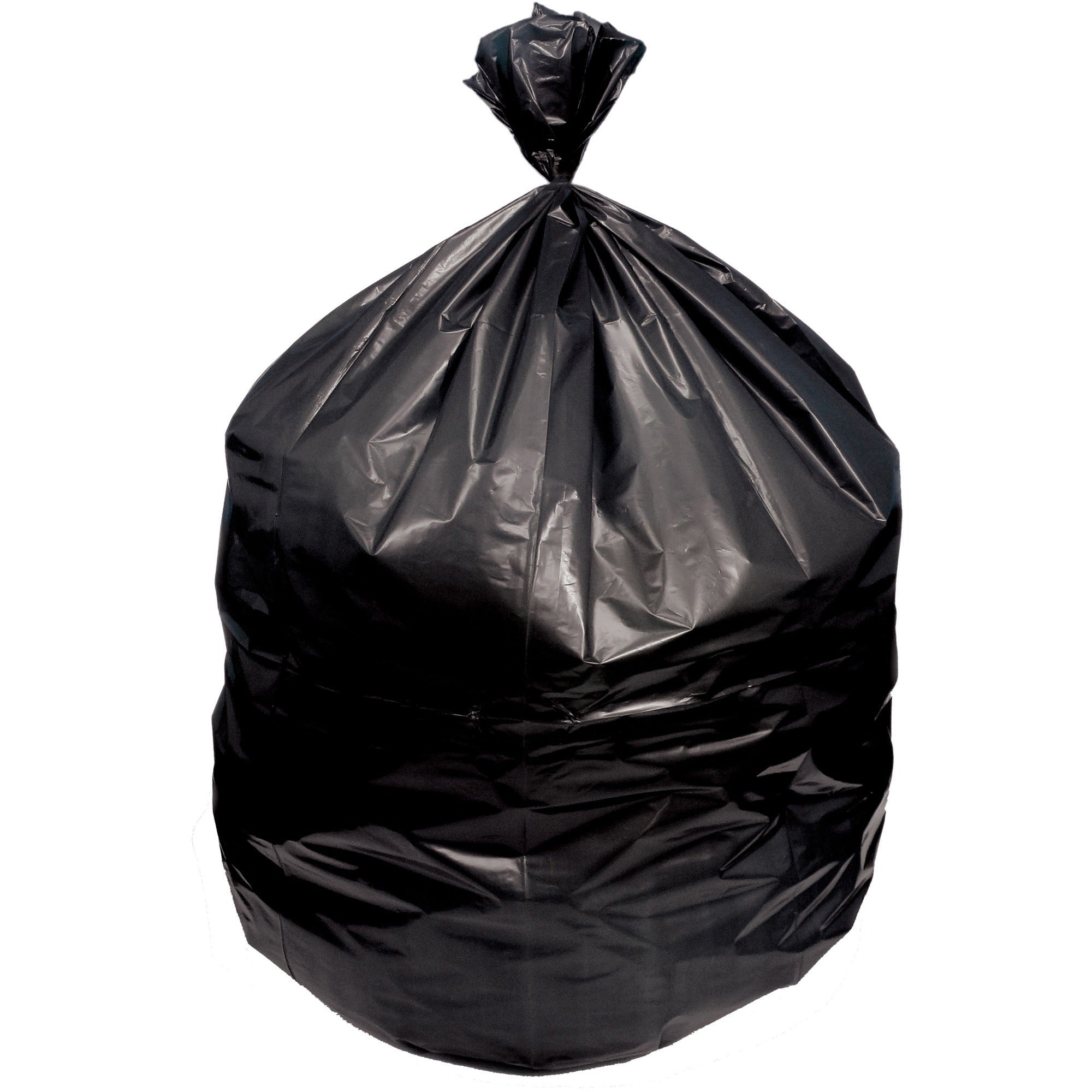 Heritage Bag Linear Low Density Can Liners, 16 Gallon, 32" x 24", 0.90 mil Thickness, Black, Linear Low-Density Polyethylene, 500 per Carton
