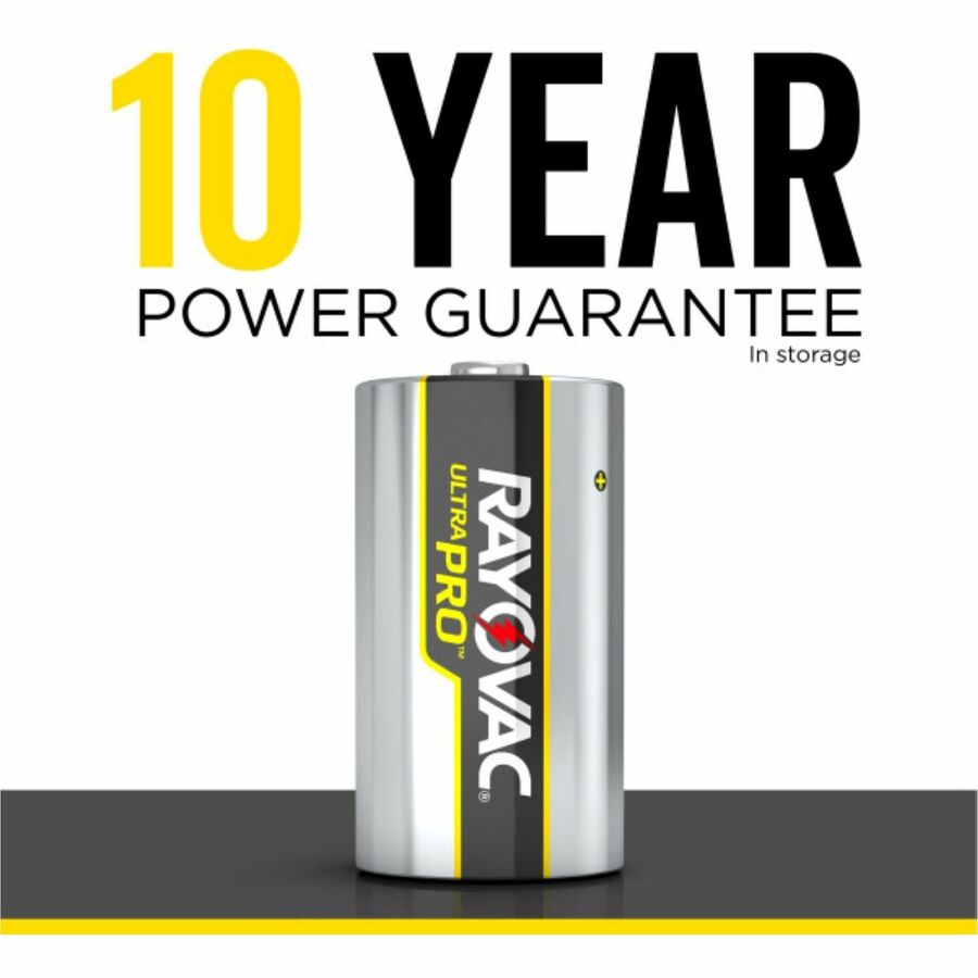 Rayovac Ultra Pro D Alkaline Batteries, 6 Pack