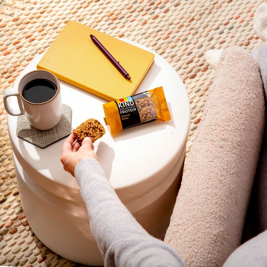 KIND Breakfast Protein Bars, Almond Butter, Gluten-Free, Dairy-Free, Peanut-Free, Low Sodium, 1.76 oz, 6 Bars per Box