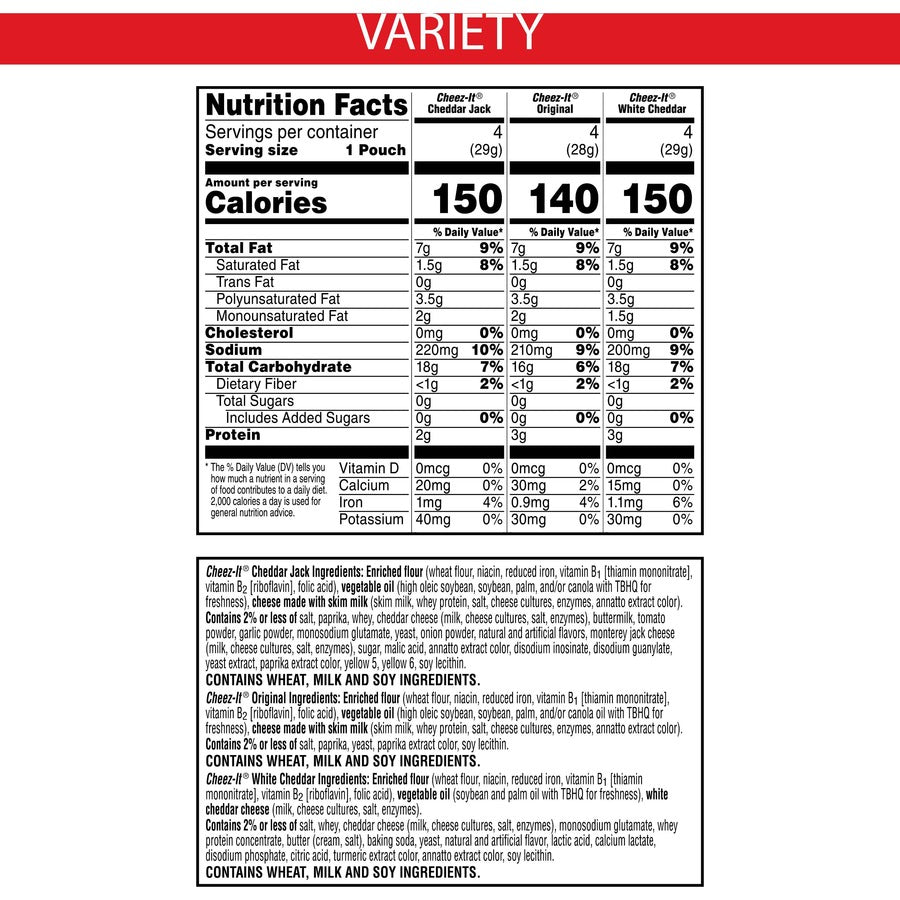 Cheez-It Variety Pack