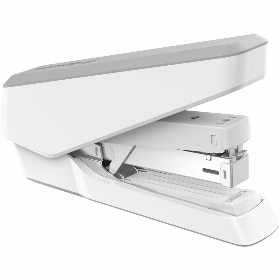 Fellowes EasyPress Full Strip Stapler, White, 40 Sheet Capacity, Holds 210 Staples, 0.25" Staple Size, 1 Each