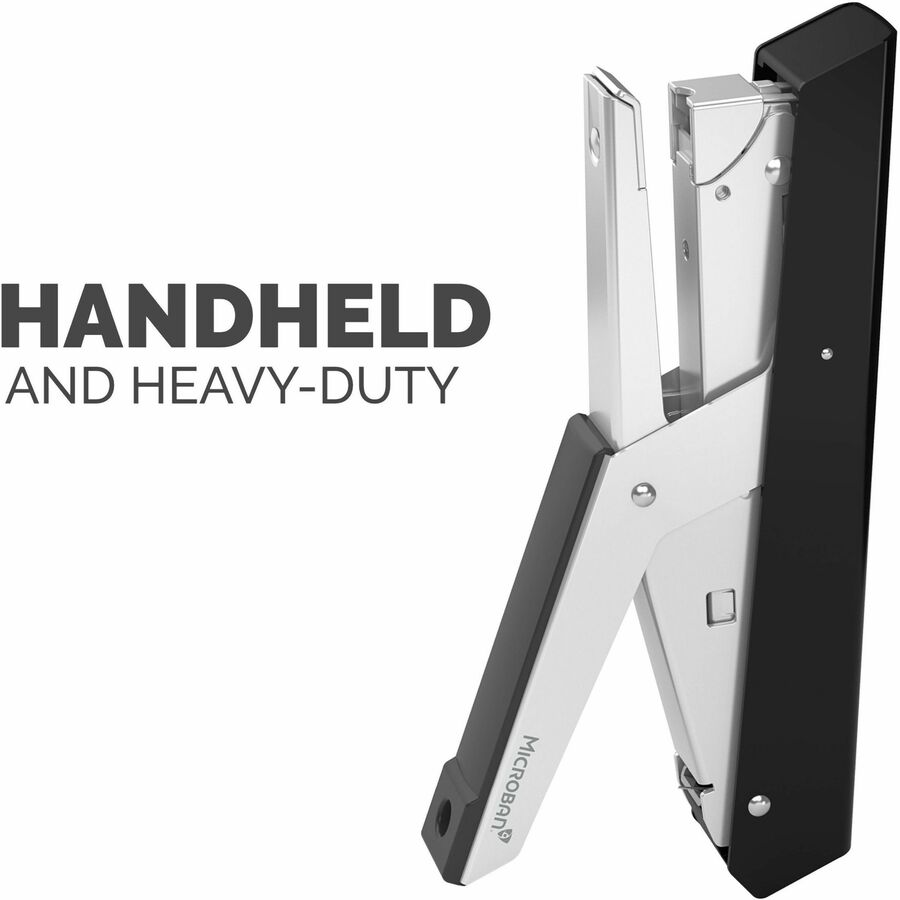 Fellowes LX890 Handheld Plier Stapler, Black, Metal, Staples Up to 40 Sheets, Staple Sizes 0.25" & 0.31", 1 Each