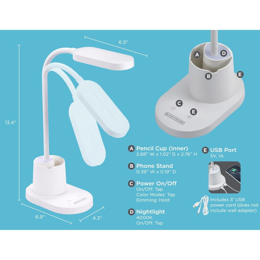 Bostitch Storage Cup/Phone Holder LED Craft Light