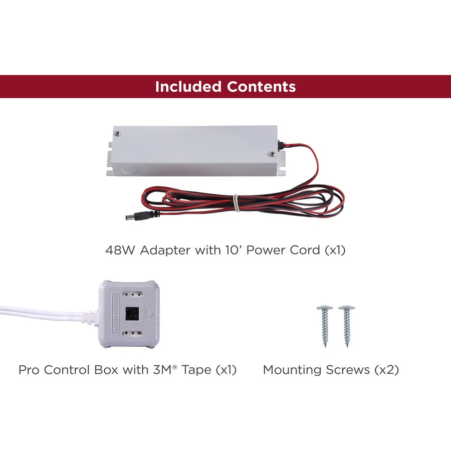 BLACK+DECKER PUSH WIRE UCL Direct Wire Adapter Kit