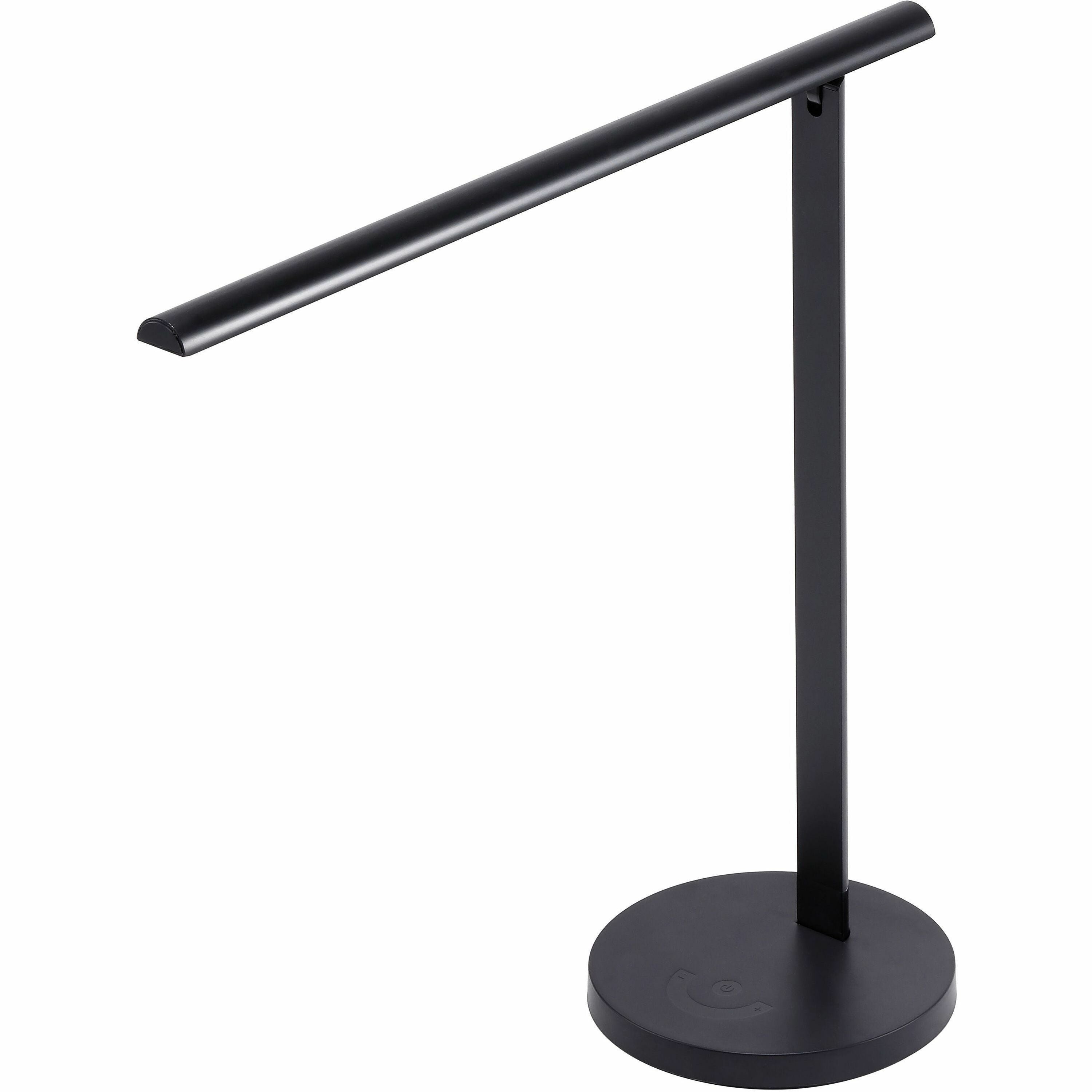 LED Bulb - Foldable, Dimmable, Color Temperature Setting, Adjustable Brightness, Glare-free Light, Touch Sensitive Control Panel, Flicker-free - Desk Mountable - Black - for Desk, Relaxing