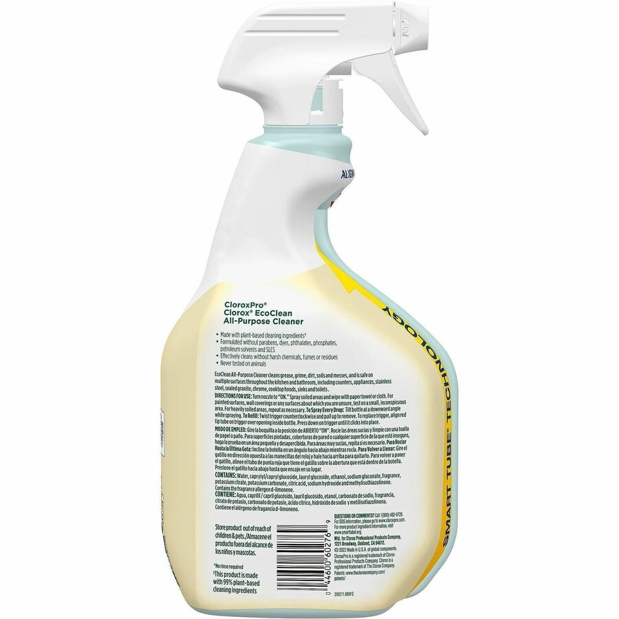 32 fl oz (1 quart) - Bio-based, Paraben-free, Dye-free, Phthalate-free, Chemical-free, Fume-free, Residue-free - Green, White - 1 Each