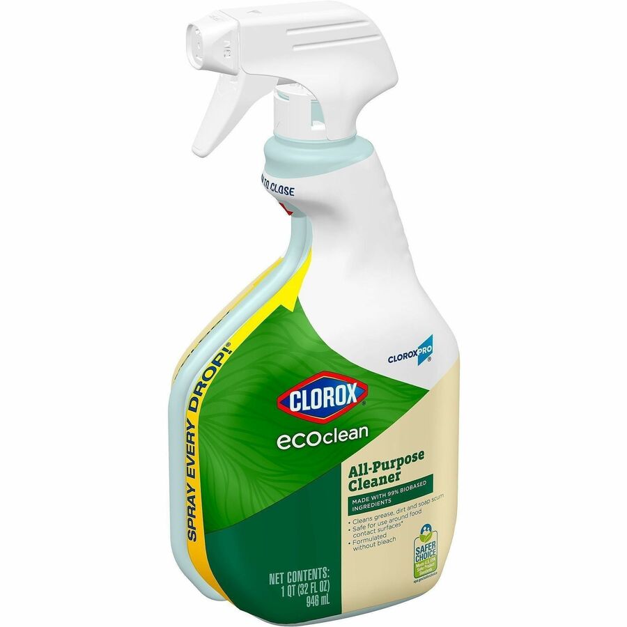 32 fl oz (1 quart) - Bio-based, Paraben-free, Dye-free, Phthalate-free, Chemical-free, Fume-free, Residue-free - Green, White - 1 Each