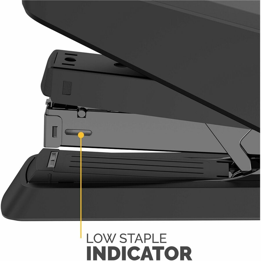 Fellowes EasyPress Full Strip Stapler, Black, 40 Sheet Capacity, Holds 210 Staples, 0.25" Staple Size, 1 Each