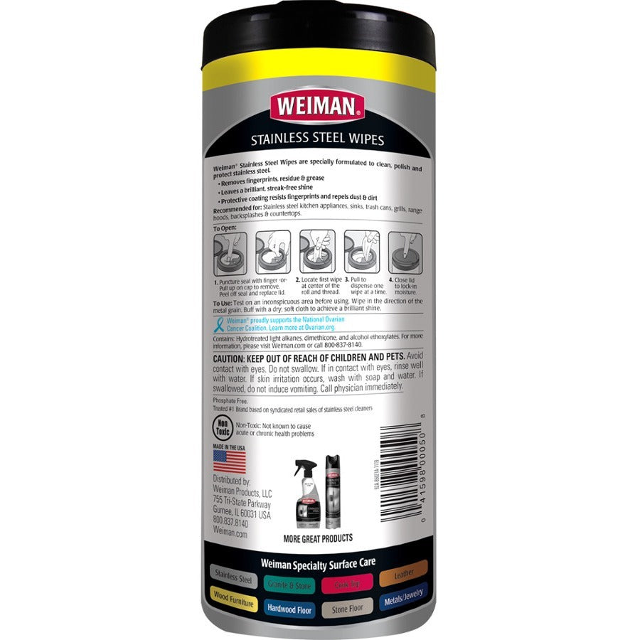 Weiman Stainless Steel Wipes