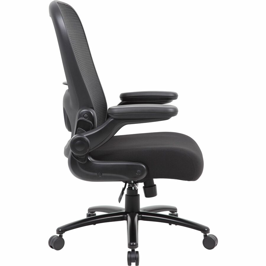 Boss Heavy Duty Flip Arm Mesh Chair