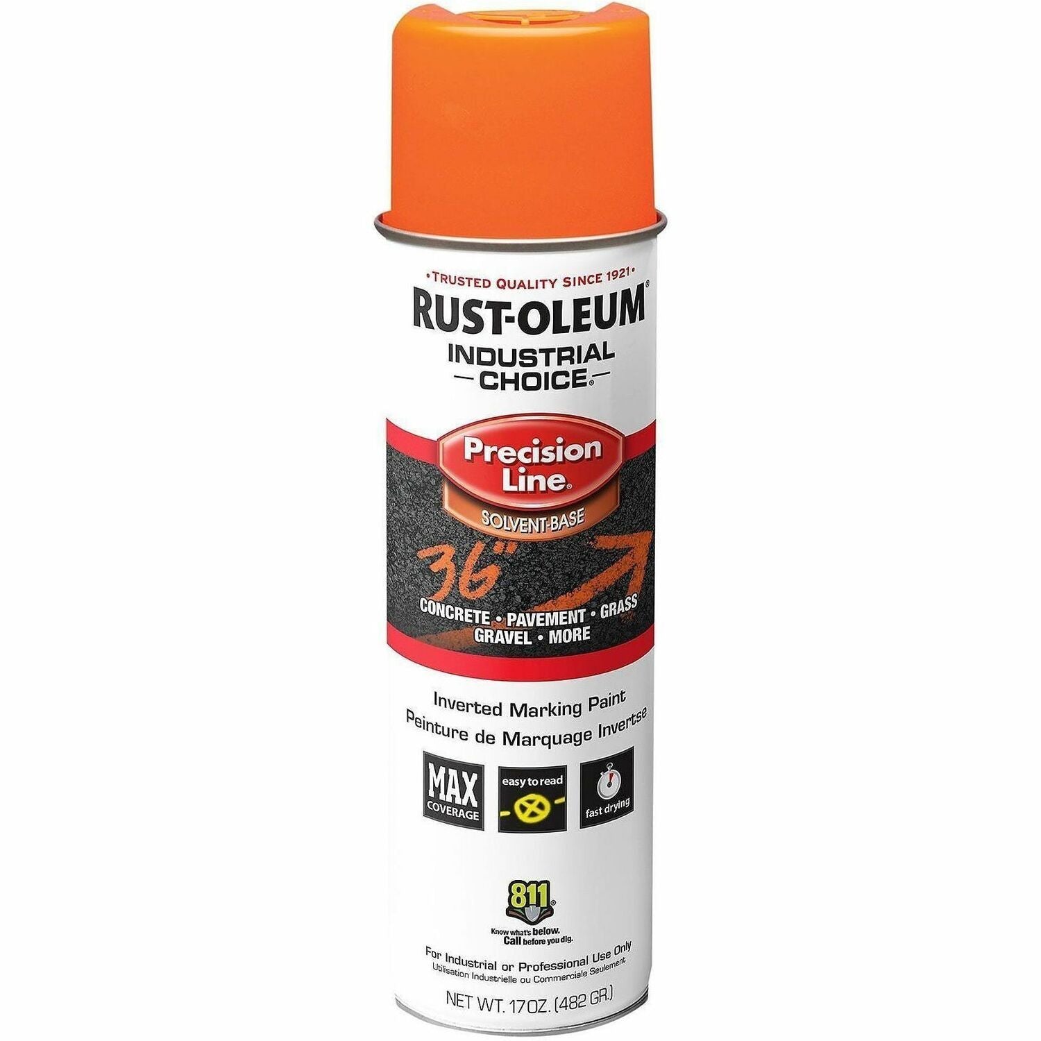 Aerosol - Fluorescent Orange - 1.06 lb - 12 / Carton