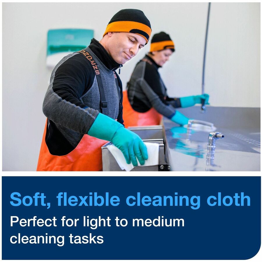 1 Ply - 13.98" Width x 16.34" Length - Textured - Gray - Cellulose, Polyester, Polypropylene - 120/Pack - 4 / Carton